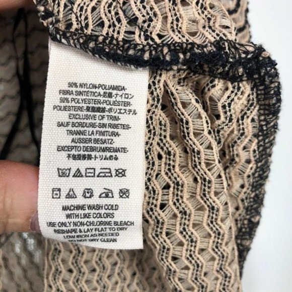 Free People Sleeveless Sheer Knit Blouse M - Picture 4 of 4